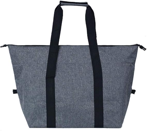 Amazon 保冷トートバッグ エコバッグ 折りたたみ 保冷バッグ 大容量 レジバッグ 保冷 保温 シンプル グレー ノーブランド品 エコバッグ 買い物バッグ