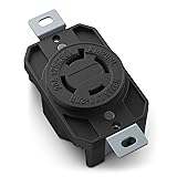 AIDA NEMA L14-20R Flush Mounting Locking