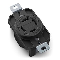 AIDA NEMA L14-20R Flush Mounting Locking