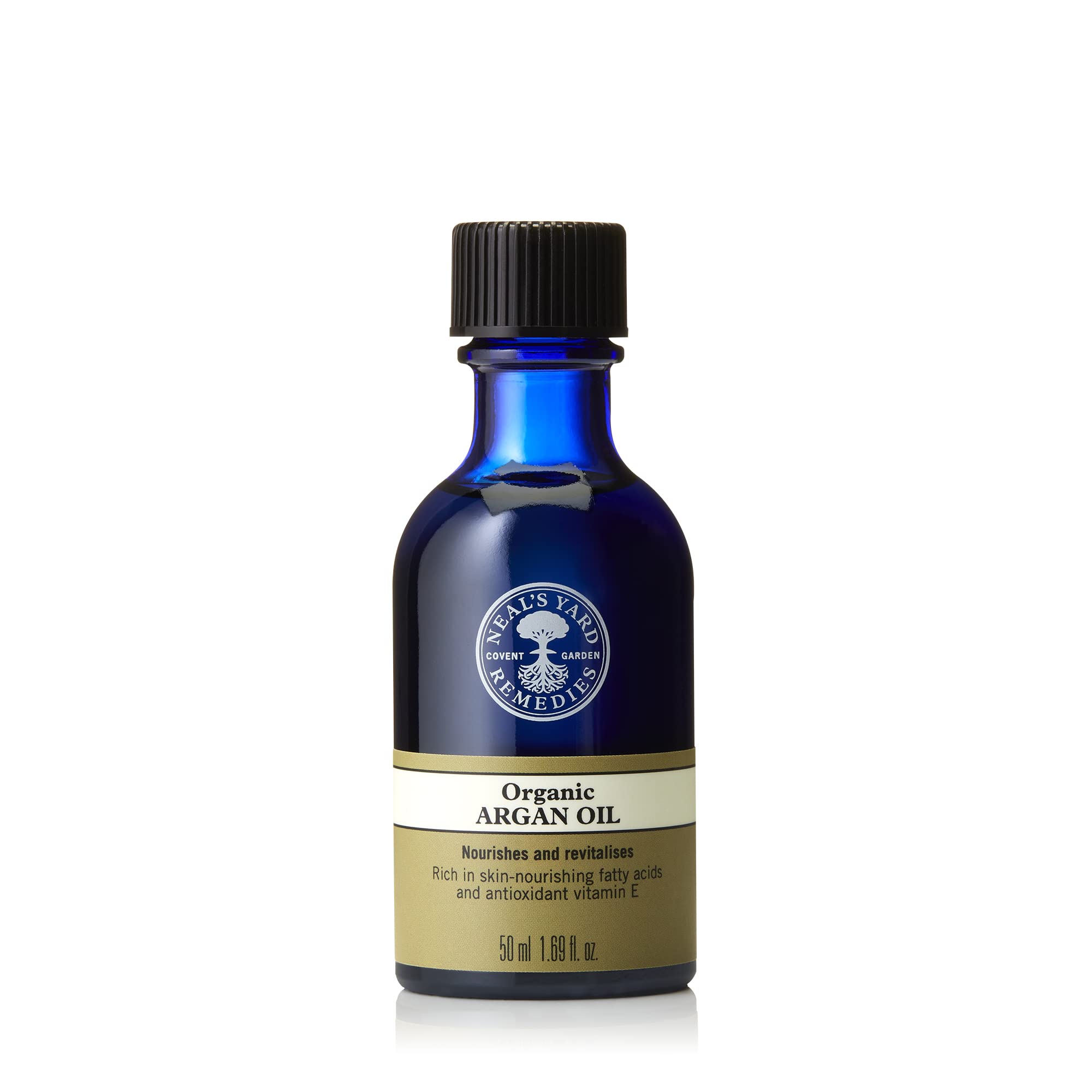 Neal's Yard Remedies | Organic Argan Oil | Multipurpose Beauty Oil for Skin, Hair & Nails | Fatty Acids & Vitamin E for Revitalising & Nourishing | 50ml