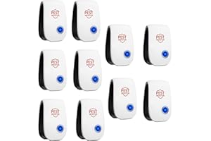 10 Pest Repeller Packs, Pest Control Insect Repeller for Mosquito, Roach, Family Friendly Pest Control for Home Office Kitche