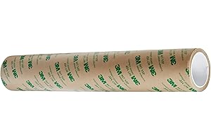 3M 467MP Adhesive Transfer Tape, Bonding & Laminating, Clear, 6 in x 5 yds, 1 Roll