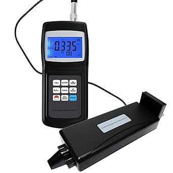 Digital Surface Roughness Tester Meter Gauge LCD Display 4 Parameters Ra Rq Rz Rt Data Memory 10um Profilometer w/Separate Sensor: Amazon.com: Industrial & ...
