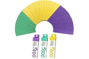 stedi Hobby Model Tools Sticky Sandpaper, Waterproof Wet/Dry Replaceable Reuse Sandpaper 400 600 800 Grit for Plastic Models,