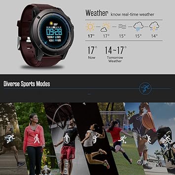 OJBDK Smart Watch Zeblaze Vibe 3 Pro Smart Watch para Hombre Clima ...