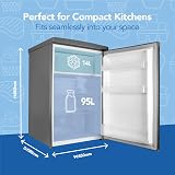 Igenix IG155X Freestanding Under Counter Fridge 95 Litre 55 cm Inox view 4