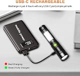 REHKITTZ Torch LED 2000 Lumen S2600 Rechargeable Pocket Flashlight 2500mAh view 3