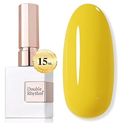 Double Rhythm 15ML Yellow Gel Polish Light Pastel