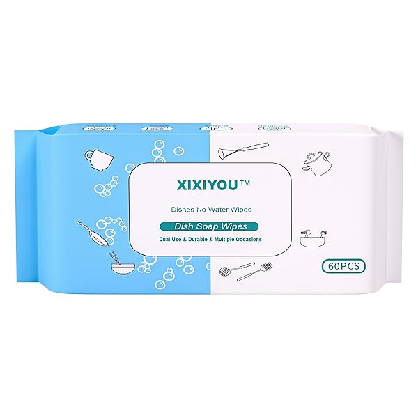 REUSABLE DRY & WET DISH SOAP FOAM WIPES...