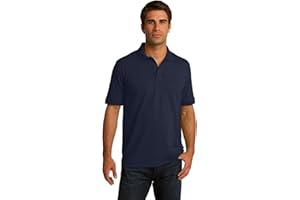 Clothe Co. Men's Big and Tall Polo Shirt, Men's Tall Polo Short Sleeve Performance Cotton Blend