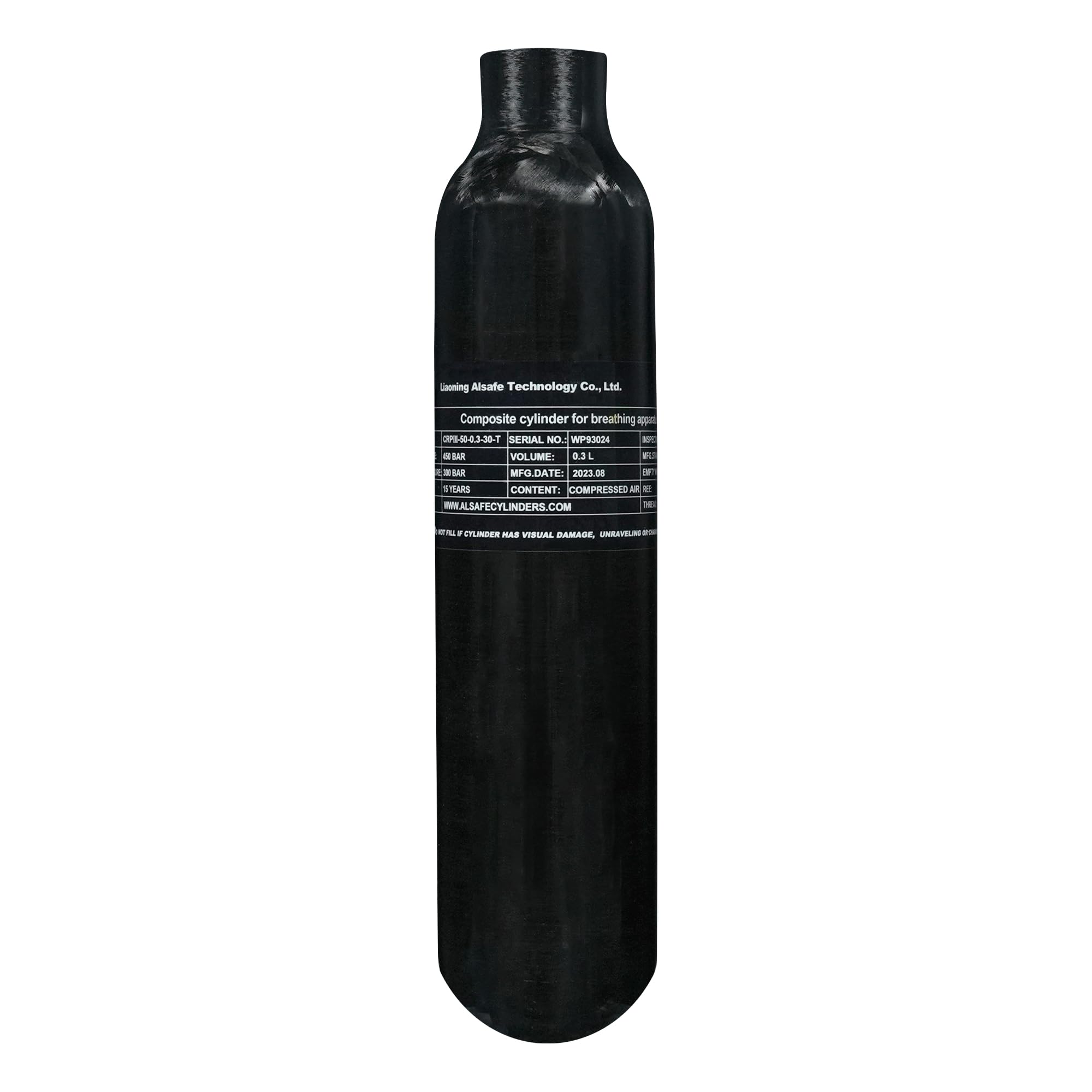 Photo 1 of TUXING 4500Psi Pcp Air Tank 0.3L 18Cu in 300cc Carbon Fiber HPA Tank,Gas Cylinder,Paintball Hunting for PCP Air Rifle Gun Daystate and FX Thread M18 * 1.5