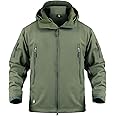 ReFire Gear Men's Army Special Ops Military Tactical Jacket Softshell Fleece Hooded Outdoor Coat