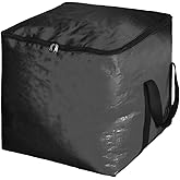 IWEIK Extra Large Storage Bag (Black, 19"x19"x19")