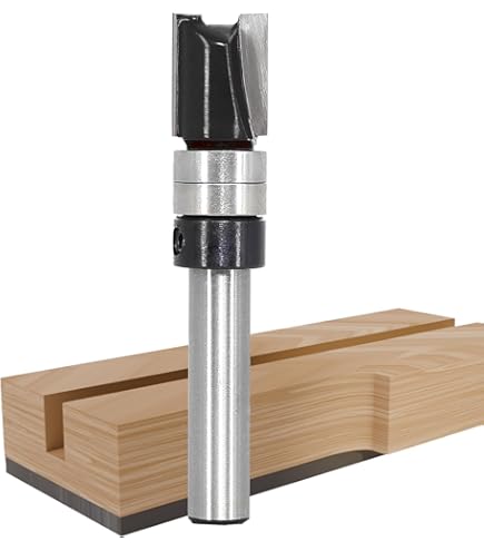 Sourcing Map Fraise à Défoncer à Motif Affleurant - Tige De 0,6 Cm - Longueur De Coupe