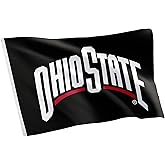 Desert Cactus Ohio State University OSU Flag - 3 x 5 Feet Buckeyes Banner, Indoor/Outdoor Durable Fabric, 100% Polyester Design (Style 16)