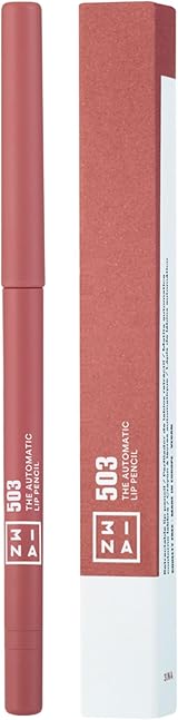 3INA Automatic Lip Pencil 503 Nude Longwearing Waterproof Vegan Cruelty Free view 4