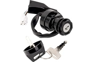 XULONG Ignition Key Switch ‎27005-56719 for Kawasaki Brute Force 650 KVF650 2005-2013 / Brute Force 750 KVF750 2005-2017 / Prairie 700 KVF700 2004-2006 / KFX700 KSV700 2004-2009