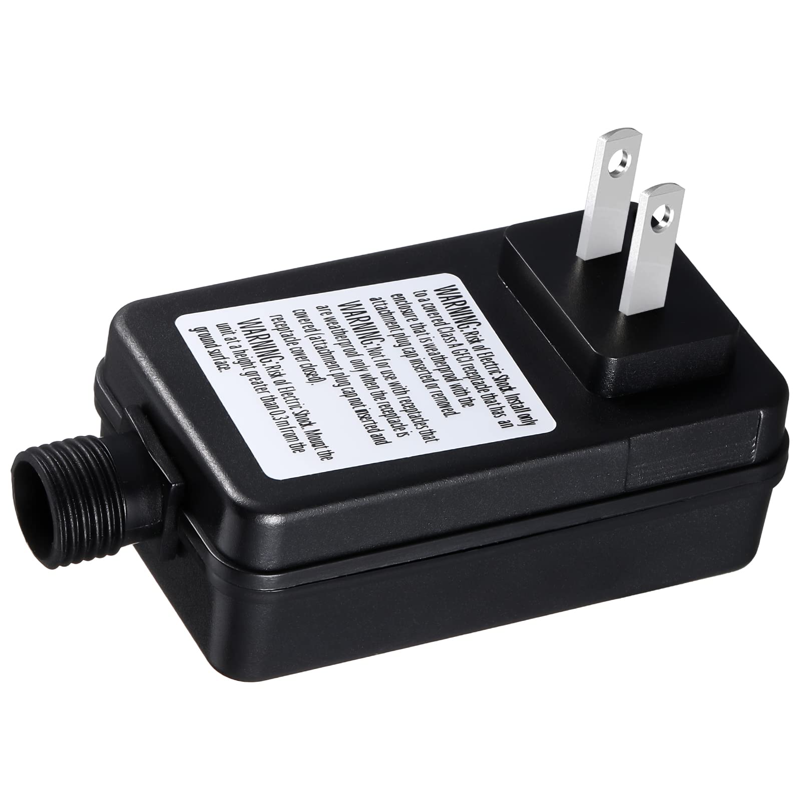 Photo 1 of Konohan Replacement Yard Inflatable Adapter LED Transformer IP44 Waterproof Light Controller Class2 Power Supply Low Voltage for Decorations Christmas String (12V 2A 24W), black