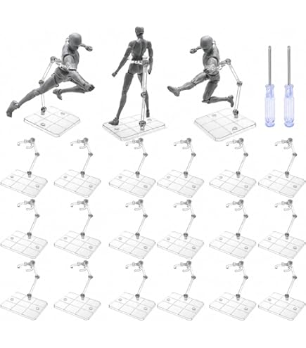 Amazon.com: XISTEST Action Figure Stand, 10 PCS Assembly Action