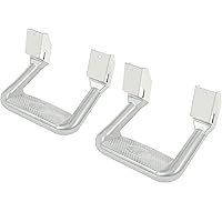 KUAFU Pair Aluminum Universal Side Step Compatible with Chevy Chevrolet GMC Ford Dodge Toyota Nissan Jeep Isuzu Mitsubishi Ma