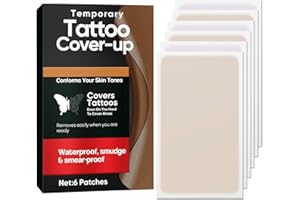 PARROTS TREASURE Tattoo Cover Up Tape, Waterproof Invisible Concealer Patch, Professional Skin Concealer Patch for Cover Scar, Tattoo, Dark Spots, Vitiligo, Birthmarks