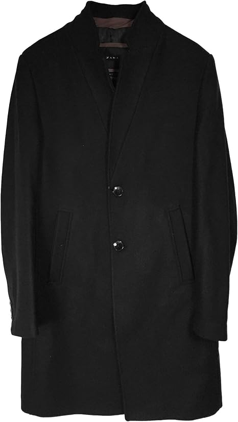 Zara Outerwear メンズ Us サイズ X Large カラー ブラック コート ジャケット 通販 Amazon