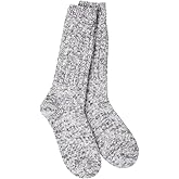 World's Softest Weekend Ragg Crew Socks, One Size Fits Most (Rocky Confetti)