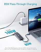Anker USB C Hub 5-in-1 HDMI 4K USB C PD 85W, 2x USB A 3.0 5Gbps Data view 3