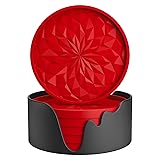 ME.FAN Silicone Coasters with Holder,[6