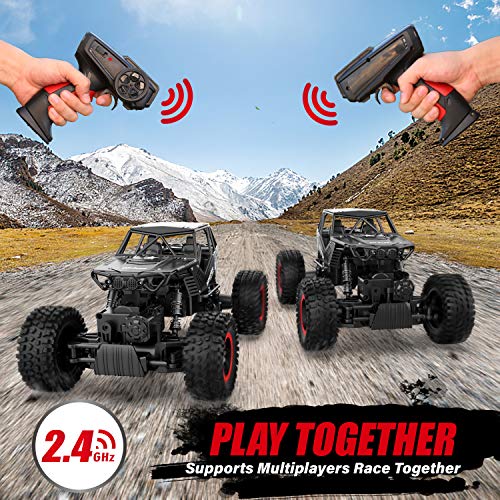 ANTAPRCIS 1:14 Auto Telecomandata, 2,4 GHz 4WD RC Auto di Tutto Terreno, con 2 Batterie Caricabile, Regalo di Natale per Adulti e Bambini