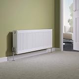 Milano Compact White Type 22 Horizontal Double Panel Convector Radiator 400x1200 view 2