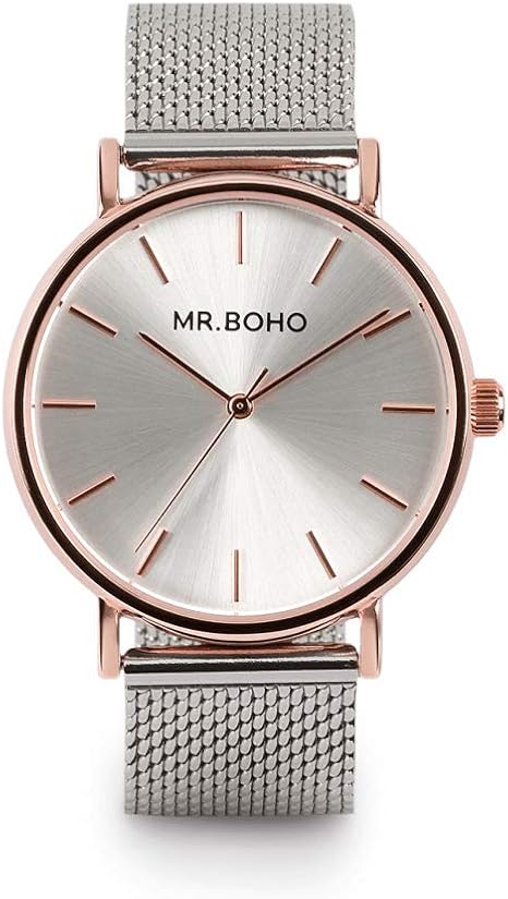 MR. BOHO Reloj Analógico para Adultos Unisex de Cuarzo con ...