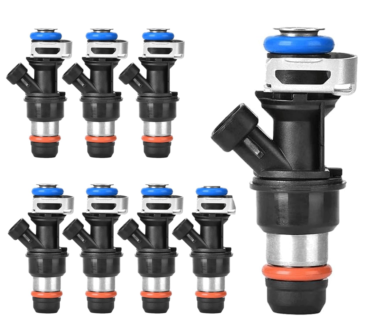 Photo 1 of Bicos 17113553 FJ10062 25323974 8Pcs Fuel Injectors Fits for 1999-2007 Rainier Chevy Silverado Suburban Tahoe Escalade Envoy Sierra Savana Yukon