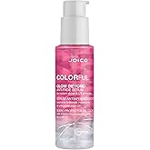 Joico Colorful Glow Beyond Anti-Fade Serum | For Color-Treated Hair | Preserve Hair Color | Prevent Fading | Boost Vibrancy & Softness | With Camellia Oil & Pomegranate Fruit Extract | 2.13 Fl Oz
