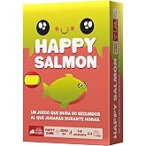 Exploding Kittens - Juego Happy Salmon, juego de cartas divertido para adultos, adolescentes y ni&ntilde;os