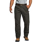 HISEA Double Knee Flex Work Pants for Men Construction, Mens Stretch Canvas Utility Pants with 8 Pockets