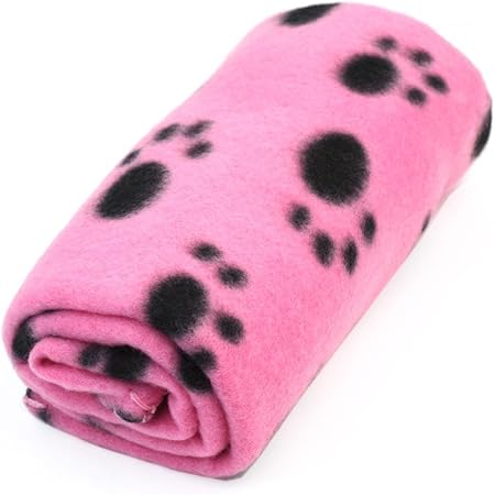 pink dog blanket