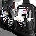 DBPOWER Car Backseat Organizer with iPad/Tablet Holder, Multi-Pocket for Bottles, Tissue Boxes, Baby Travel Accessories and Kids Toy Storage,Back Seat Protector and Kick Mats