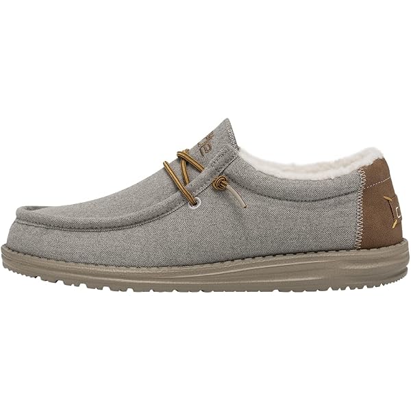 Hey Dude Wayne Men\'s Gray Knit Lace up Loafers Size 13 comfy casual Hey Dude Men main image 3