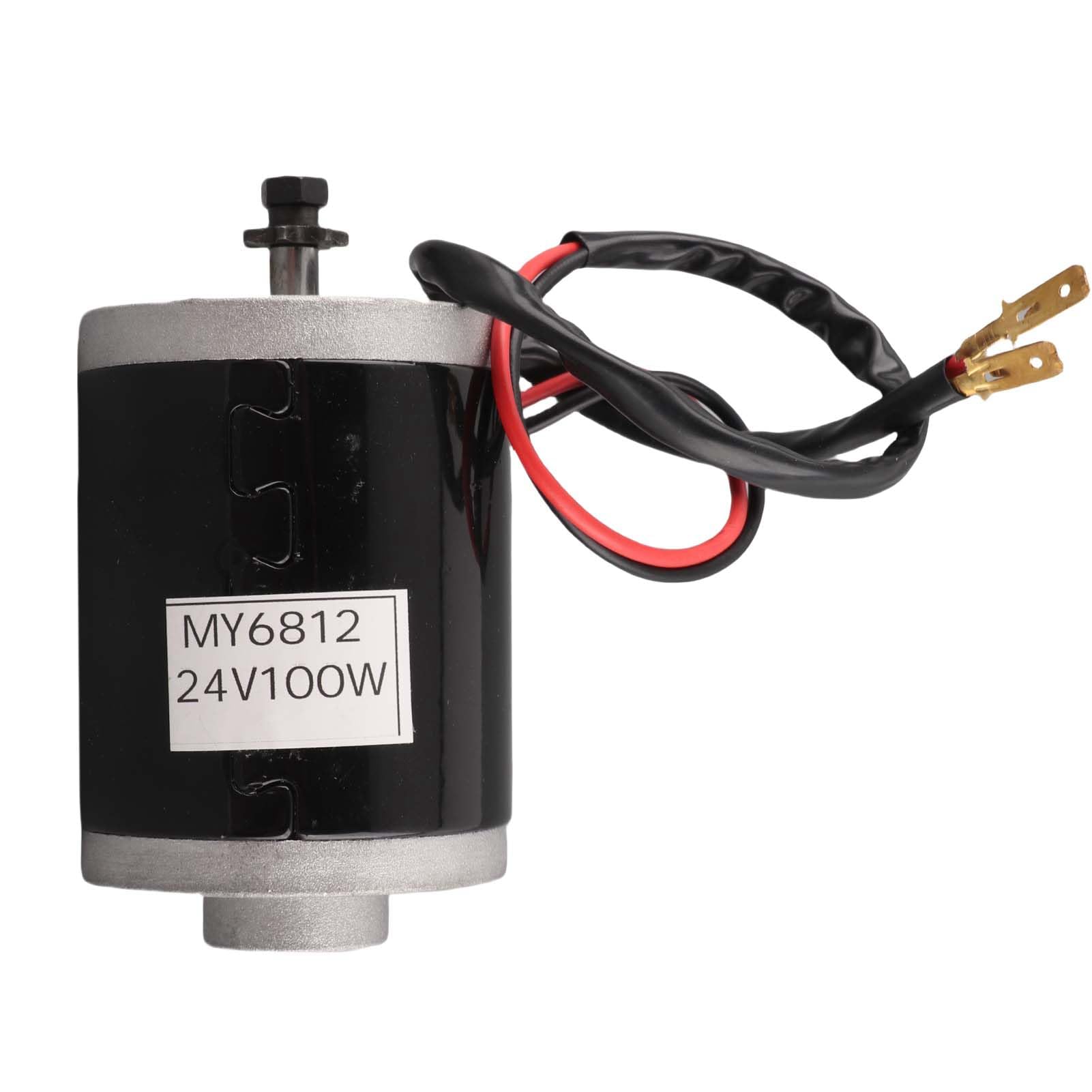 Photo 1 of Electric Motor Brushed Motor, MY6812 24V 100W High Speed Small Brush Motor with Belt Pulley Electric Scooter E Accessory