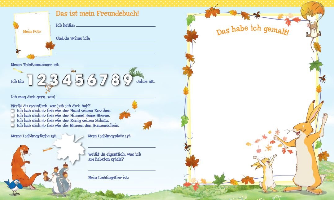 Weisst Du Eigentlich Wie Lieb Ich Dich Hab Kindergartenfreundebuch Meine Ersten Freunde Amazon De Panini Bucher