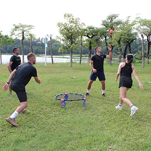 LIMERLO Spike Game Set, Beach Ball Game Set, Fully Foldable, Outdoor