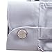 H&H HJ Men's Jewelry Round Button Cover Substitute to Traditional Cuff Links Color Silver Plating