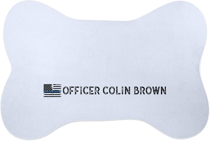 bone shaped dog food mat