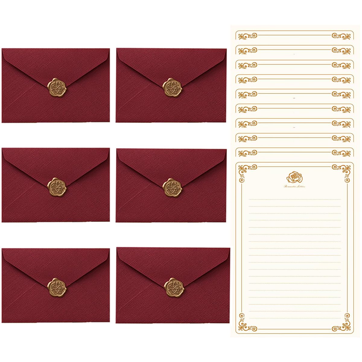 Letter Set, Fashionable Bride, Letter Set, Stationery, Fashionable Letters, Envelope Proposal, Letter Bride, Letters, Stationery for Mother's Day, Christmas, Birthday Banquets, Wedding Invitations