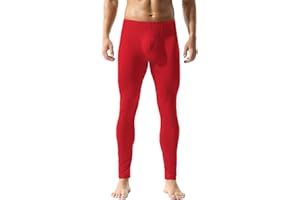 YUFEIDA Men's Sexy Underwear Bottoms Low Rise Leggings Pants Mesh Long Trousers