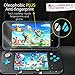 ILLUMISHIELD Glass Screen Protector Compatible with Nintendo 2DS XL (2 Top Glass + 2 Bottom PET Covers) Anti-Scrach, Case Friendly and No-Bubble Clear Tempered Glass