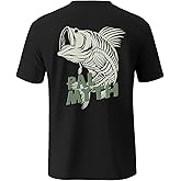 Palmyth Men's Fishing UPF 50+ Sun Protection Short Sleeve T-Shirt