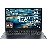 15.6" FHD Laptop - AMD Ryzen 3 & Radeon - 4GB RAM, 128GB SSD - Abyss Blue by Lenovo