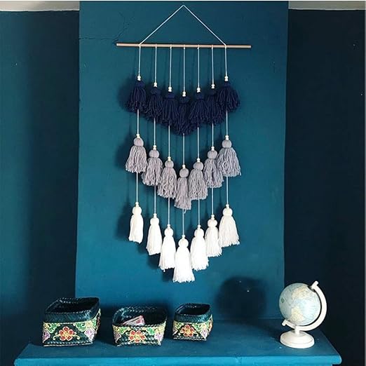 Moderno Diseno Bohemio Hecho A Mano Macrame Para Colgar En La